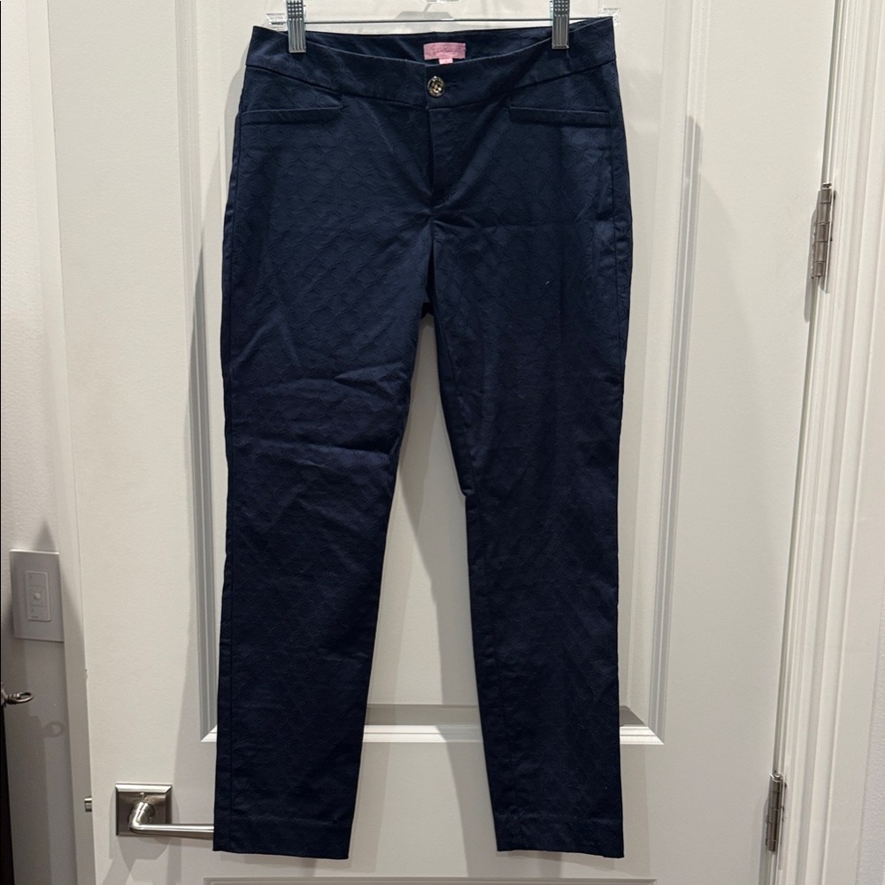Lilly Pulitzer Navy Blue Kelly Ankle Pants